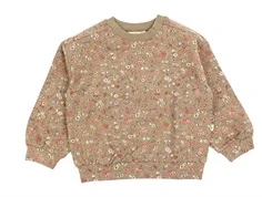 Wheat cocoa brown meadow sweatshirt Lia
